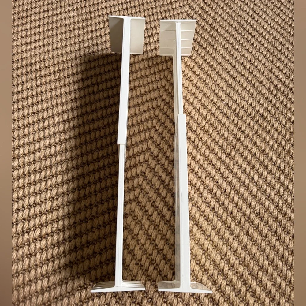 Adjustable Drawer Dividers White 14”-18” Kitchen Bathroom Organization Organize
